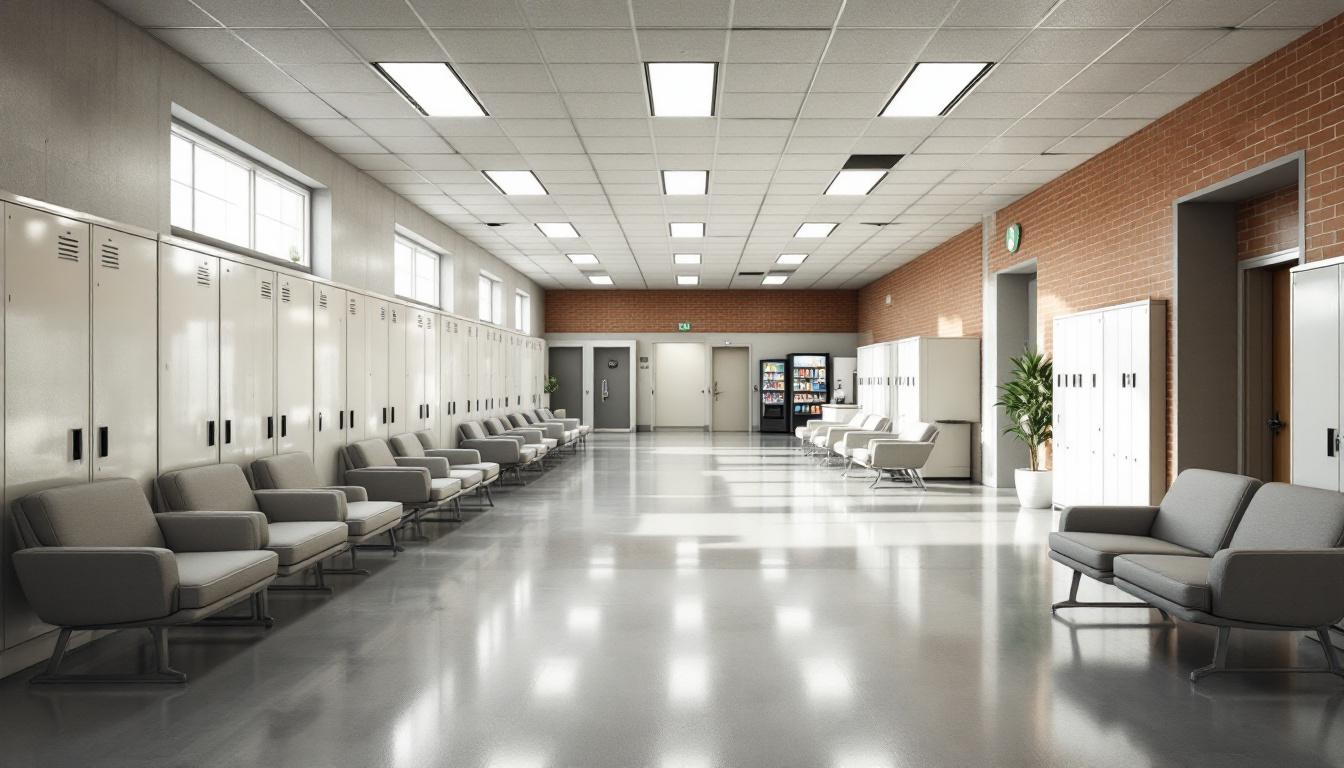 Visitation area at Alfred D. Hughes Unit