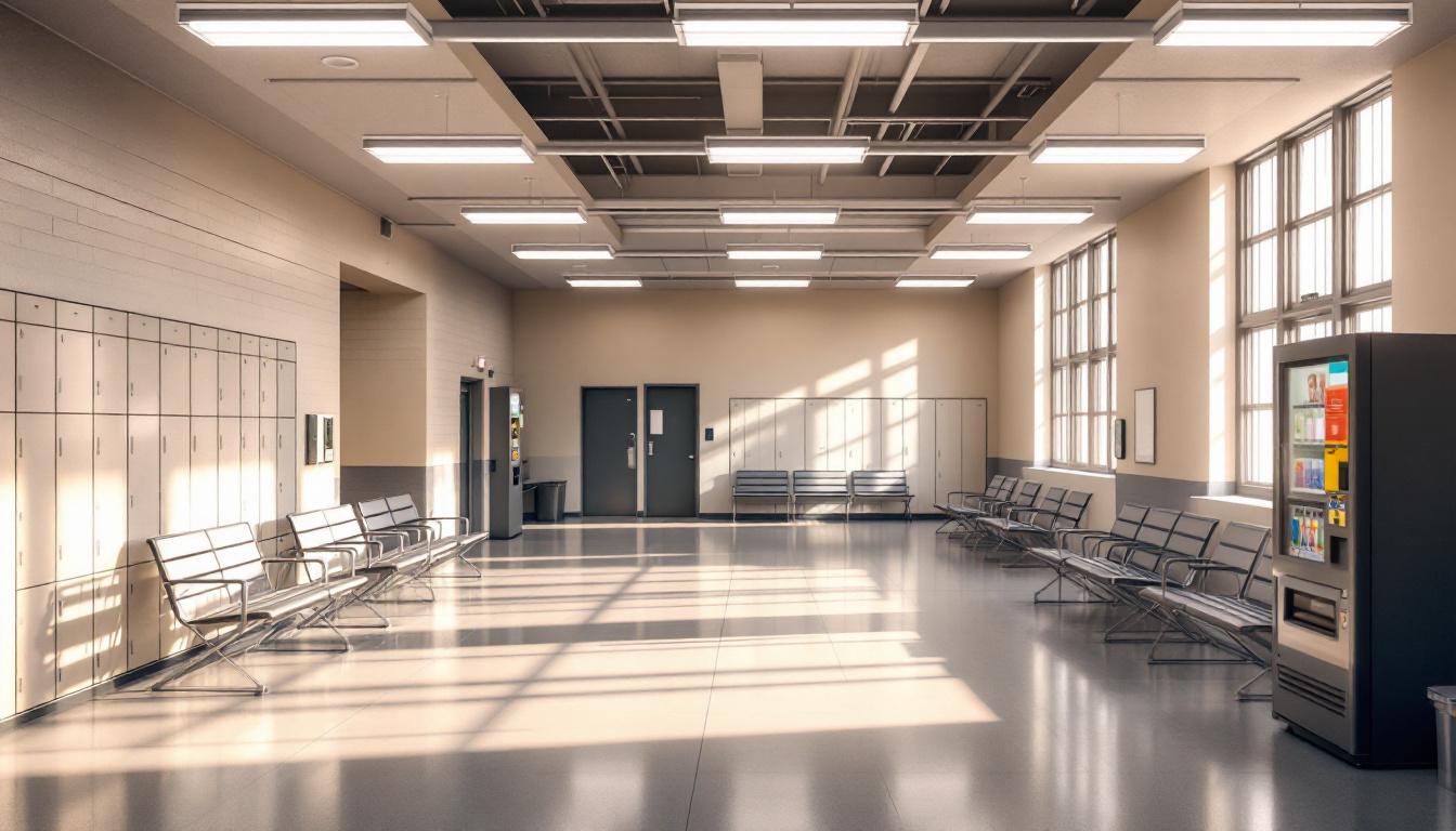 Visitation area at Wainwright Unit