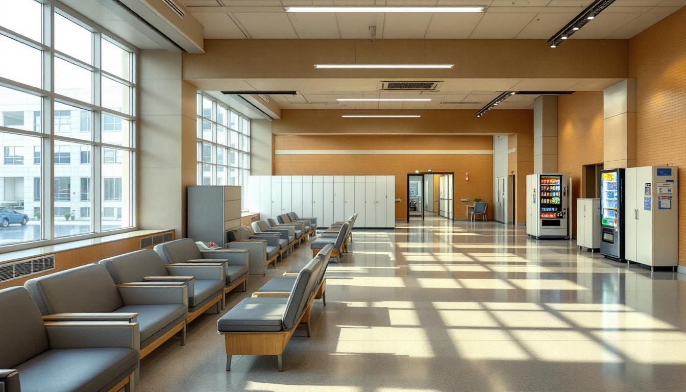 Visitation area at TDCJ Rufus H. Duncan Unit