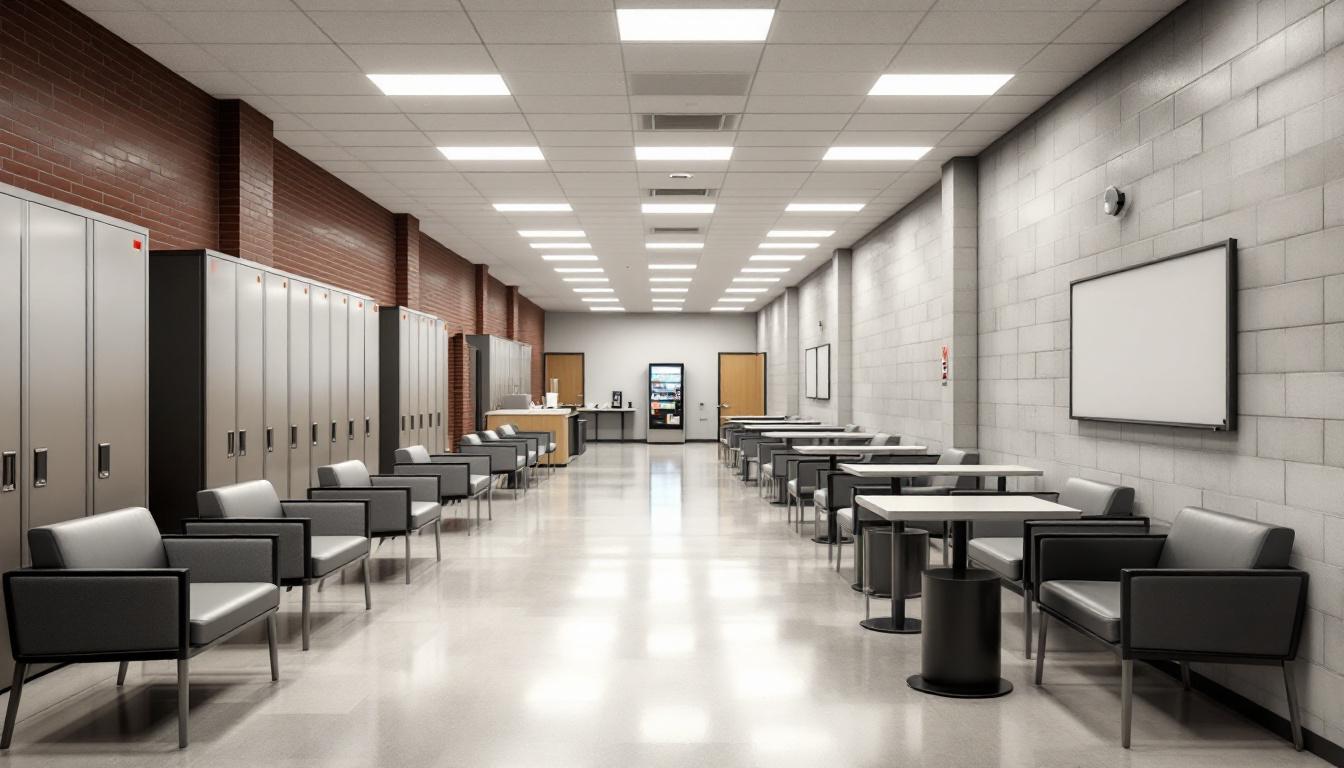 Visitation area at Travis County Jail
