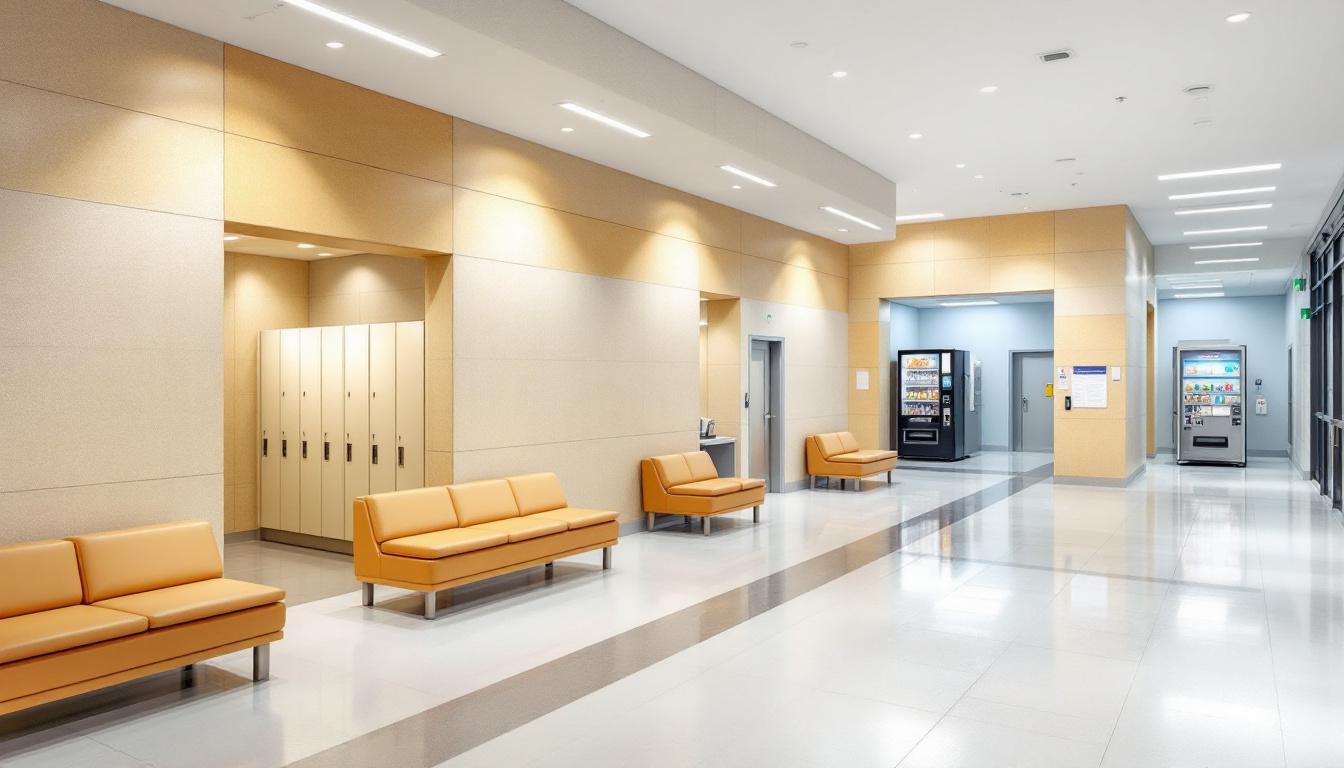 Visitation facilities and waiting area at Tom Green County Jail