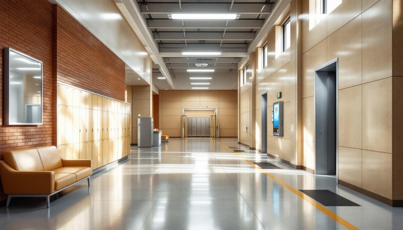 Visitation area at Carol S. Vance Unit