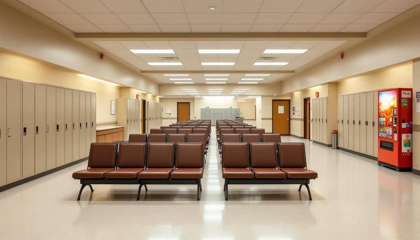 Visitation area at Mountain View Unit