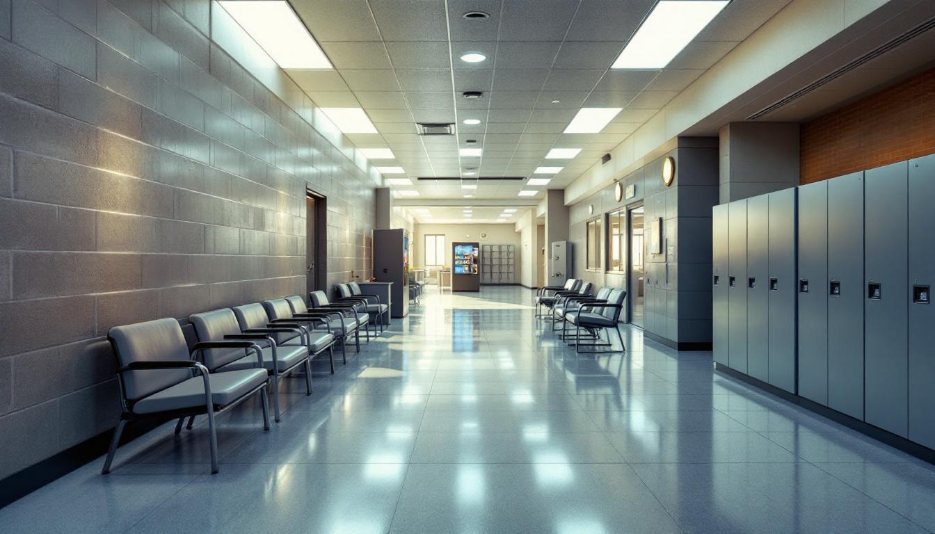 Visitation area at Torres Unit