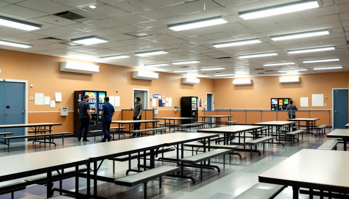 Visitation area at Formby State Jail - Criminal Justice Department