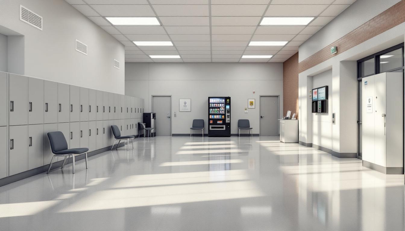 Visitation area at Atascosa County Sheriff's Office