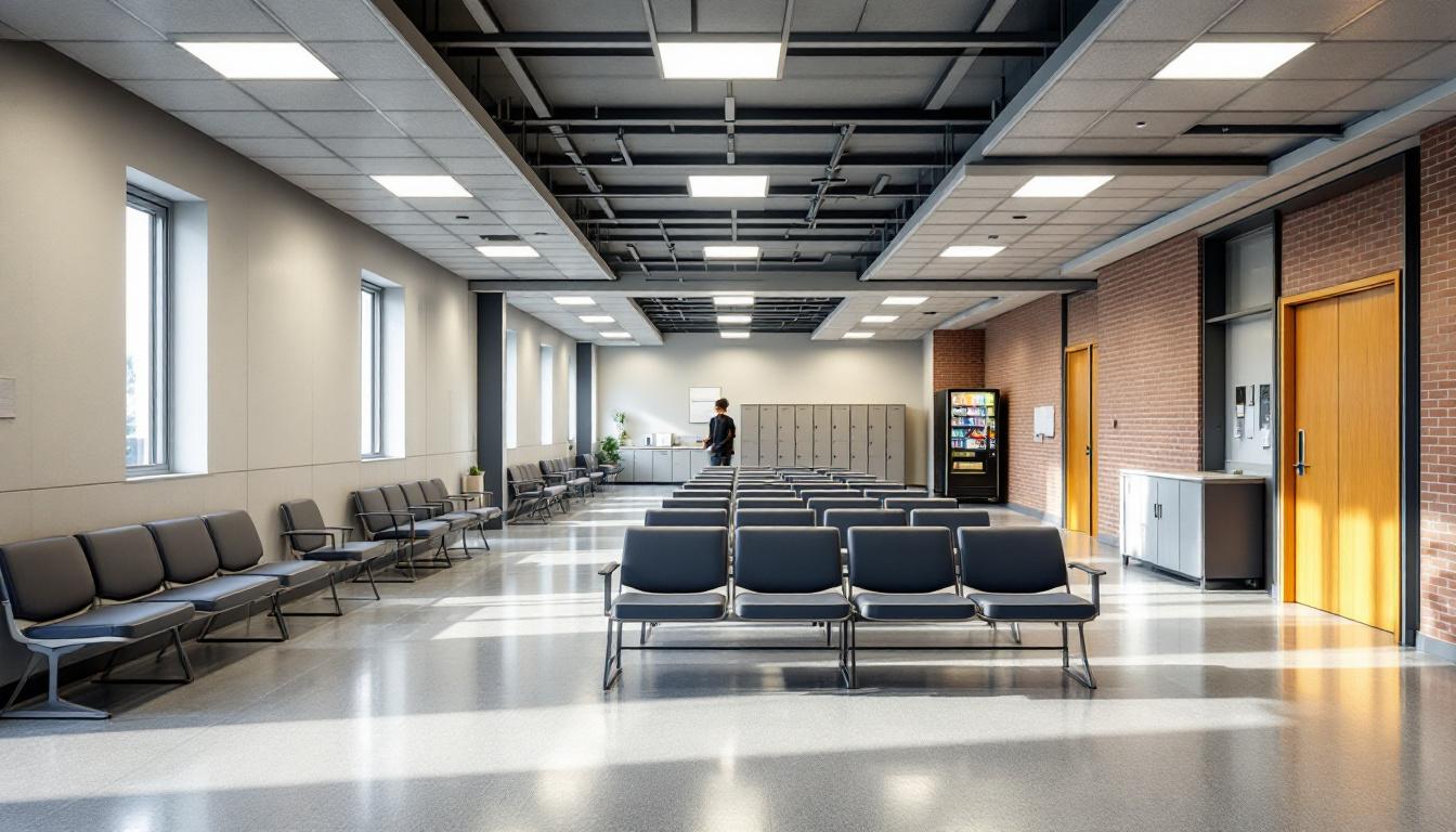 Visitation facilities and waiting area at Galveston County Jail