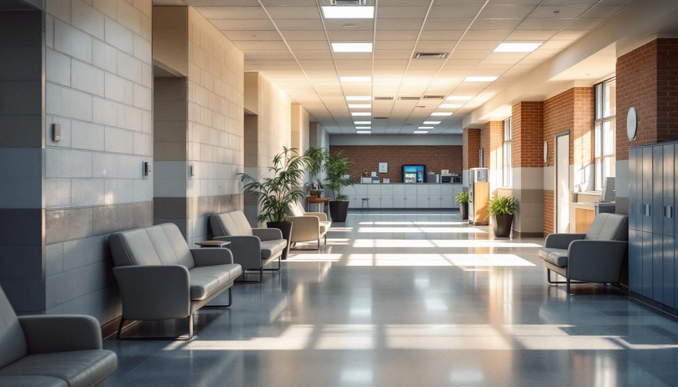 Visitation area at Henderson County Jail