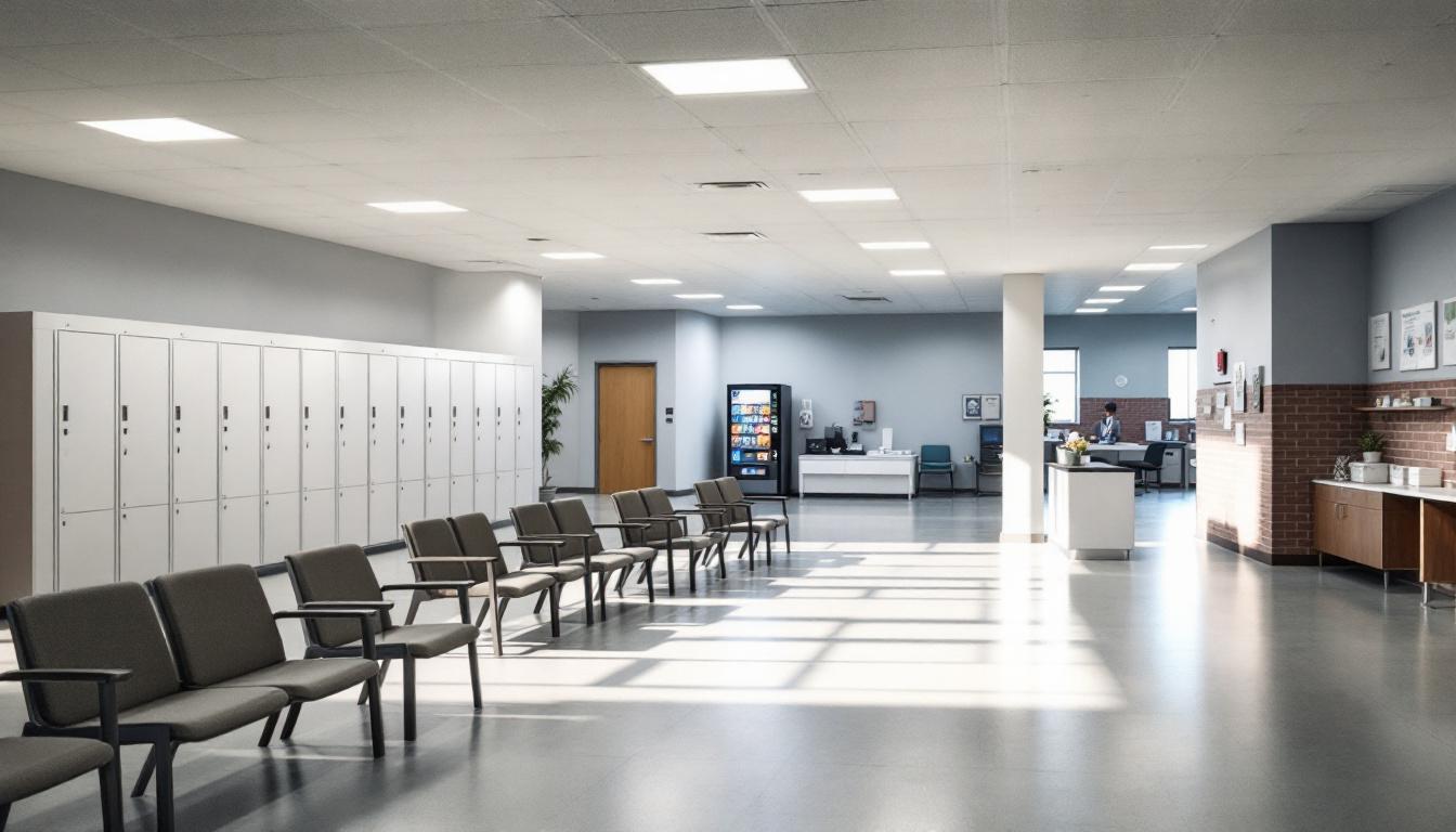Visitation area at Bastrop County Sheriff's Office