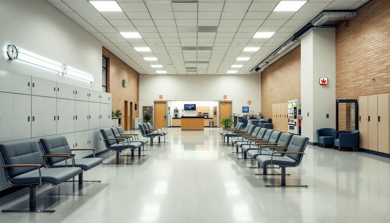 Visitation area at Tyler County Sheriff's Office