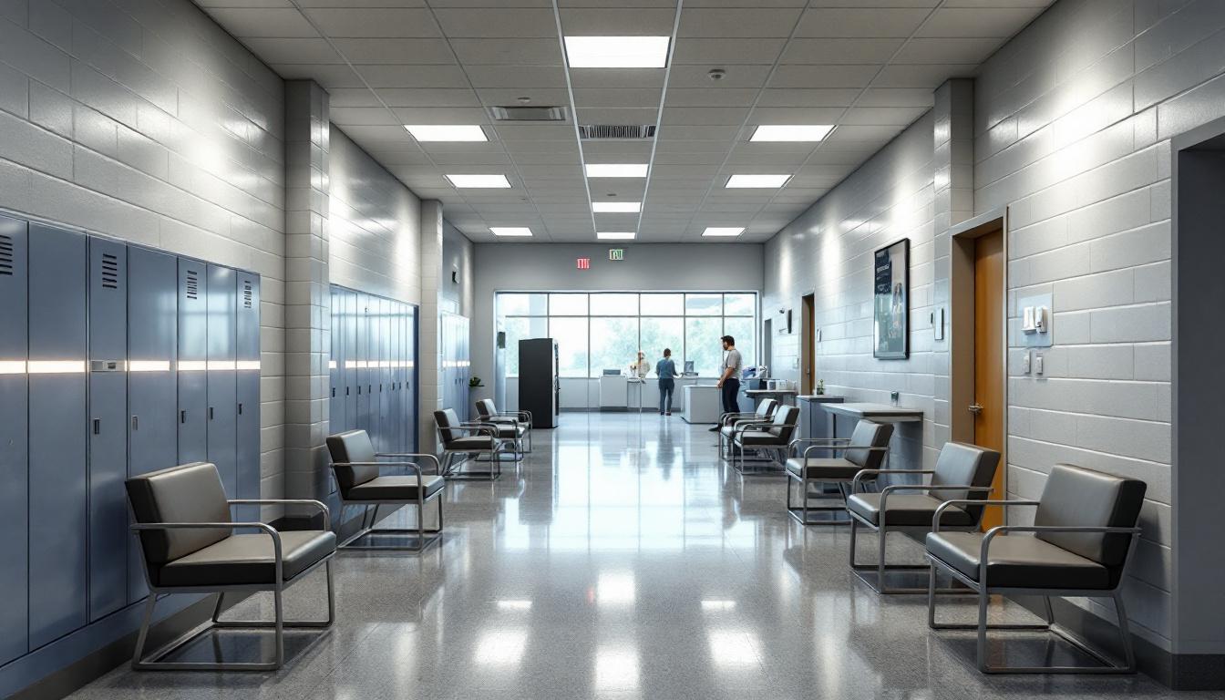 Visitation area at John Middleton Unit
