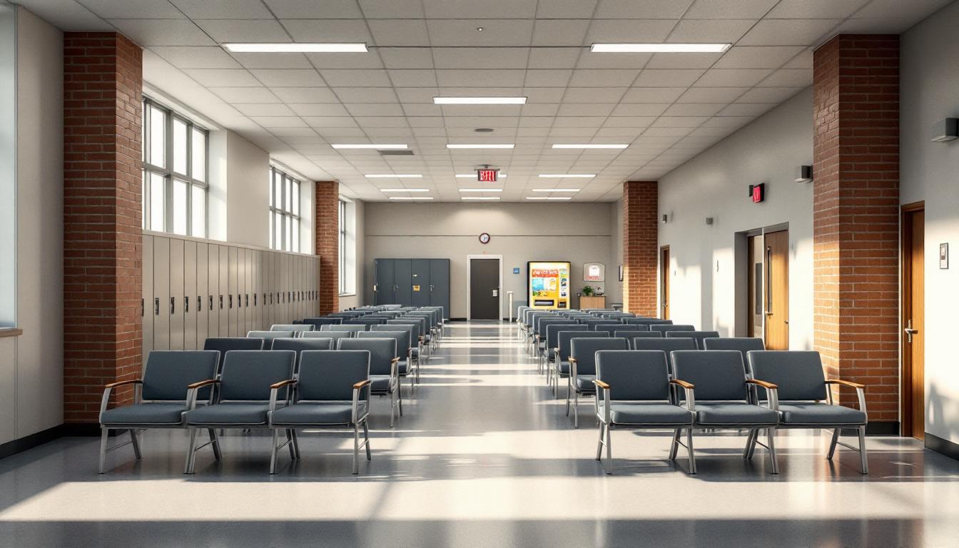 Visitation area at Mark W. Stiles Unit