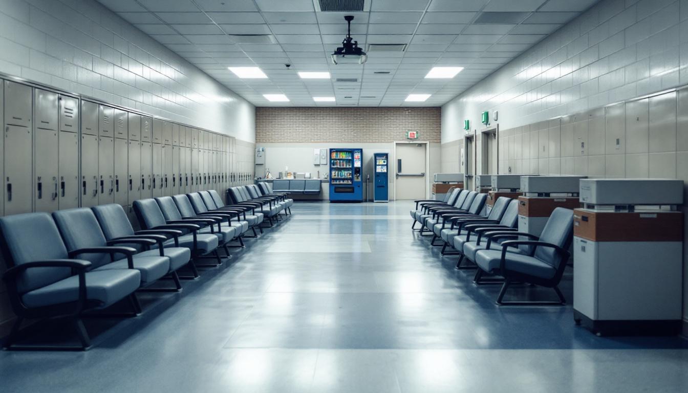 Visitation area at William P. Hobby Unit