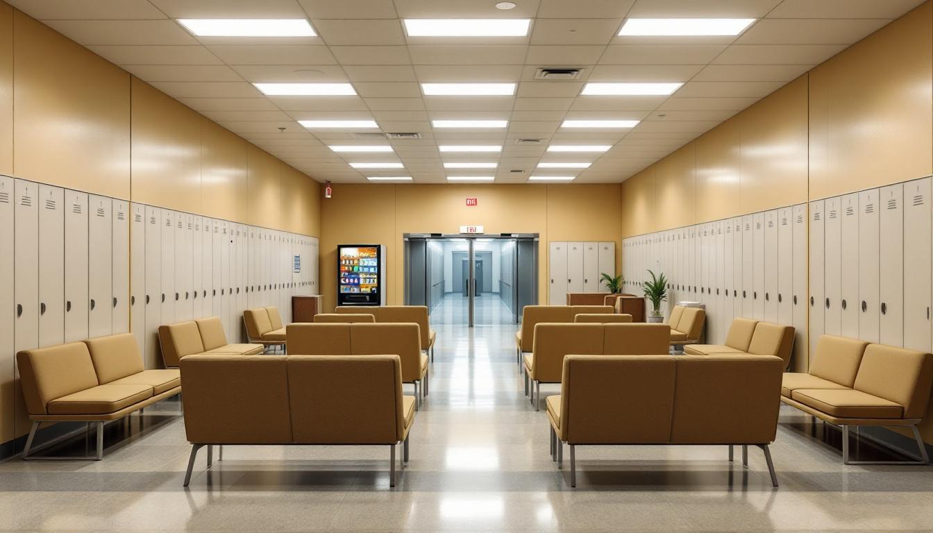 Visitation area at Hood County Jail
