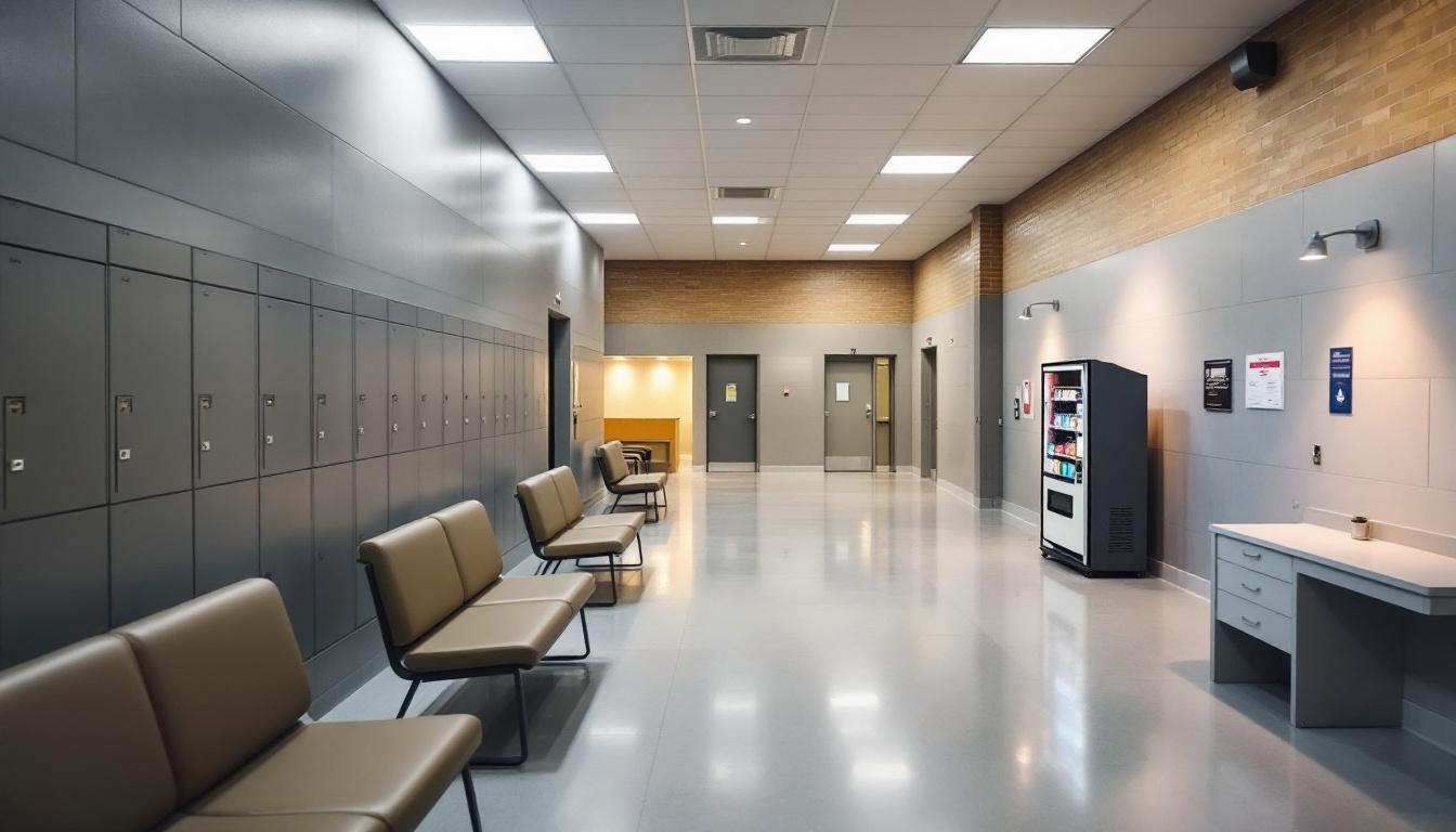 Visitation area at Grimes County Jail