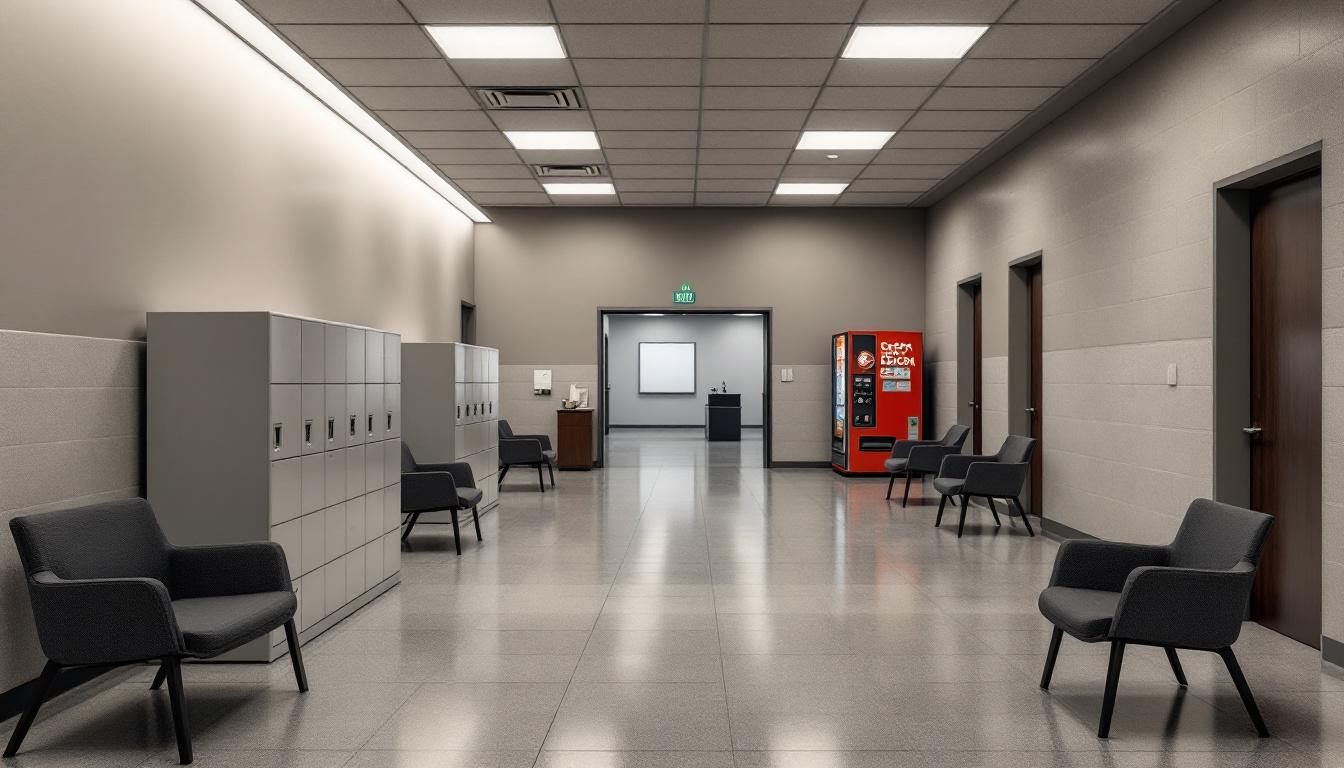 Visitation area at Marlin Unit
