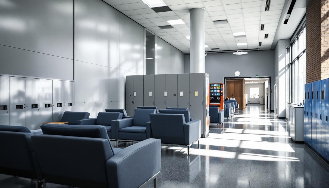 Visitation area at Robertson County Sheriff's Office