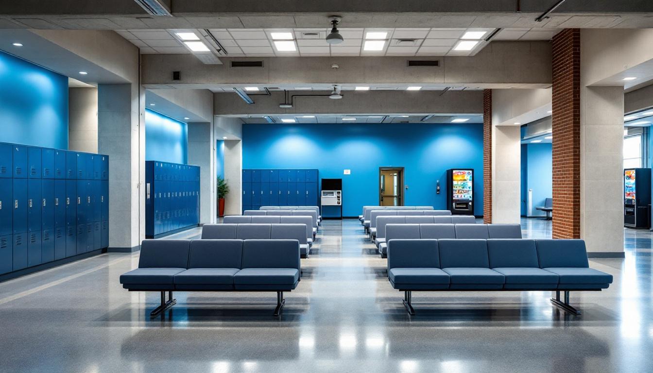 Visitation area at Bandera County Jail