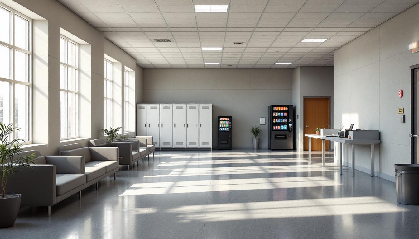 Visitation area at Hays County Jail