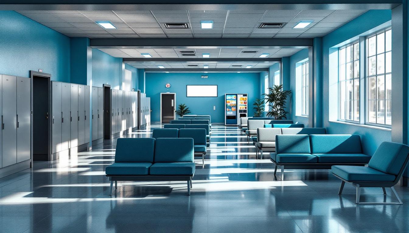 Visitation area at Thomas R. Mechler Unit