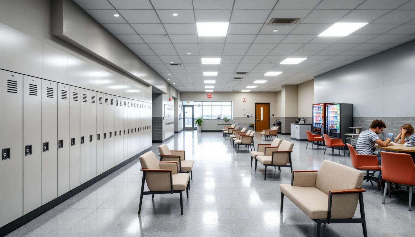 Visitation area at Deaf Smith County Sheriff's Office