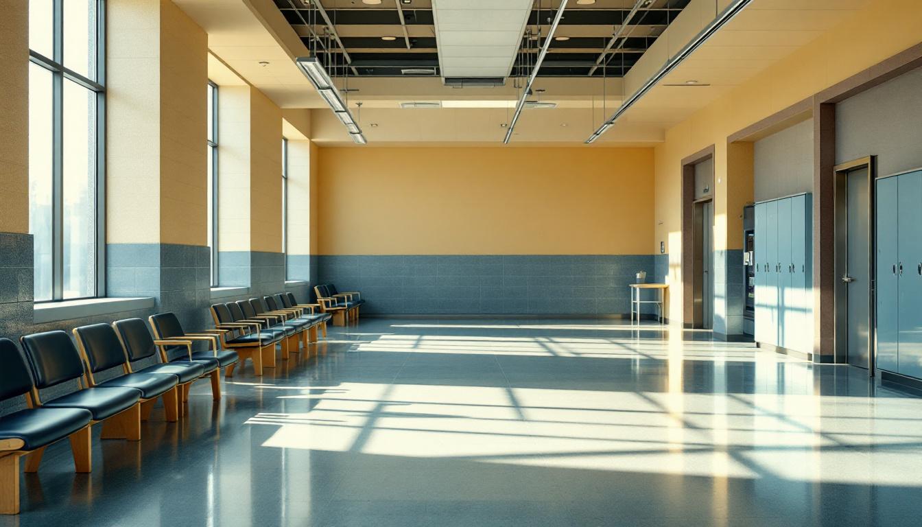 Visitation facilities and waiting area at TDCJ-ID Boyd Unit