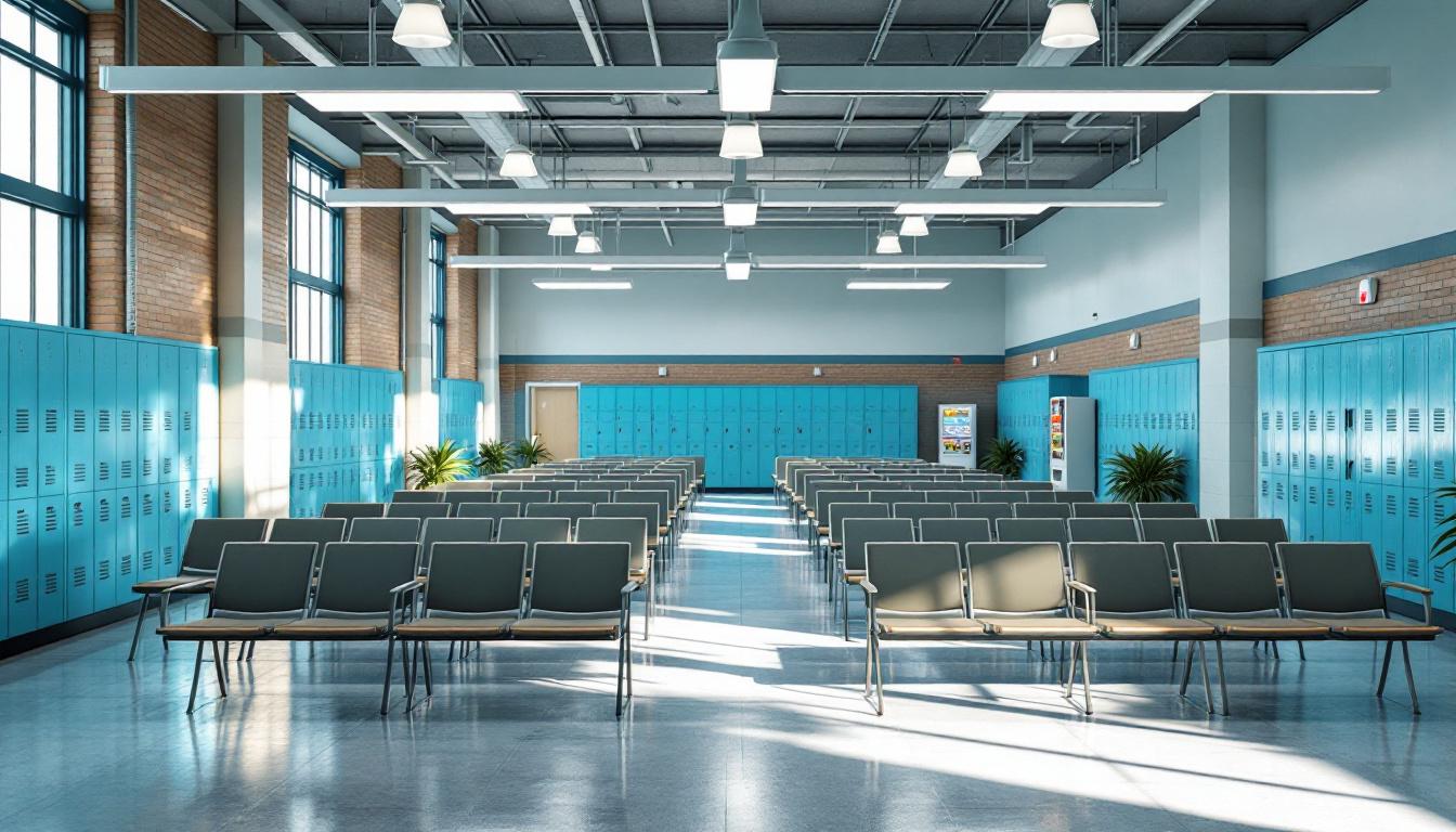 Visitation facilities and waiting area at El Paso Service Processing Center