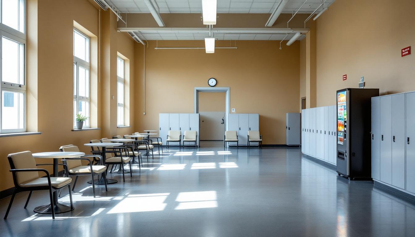 Visitation facilities and waiting area at Delta County Sheriff’s Office
