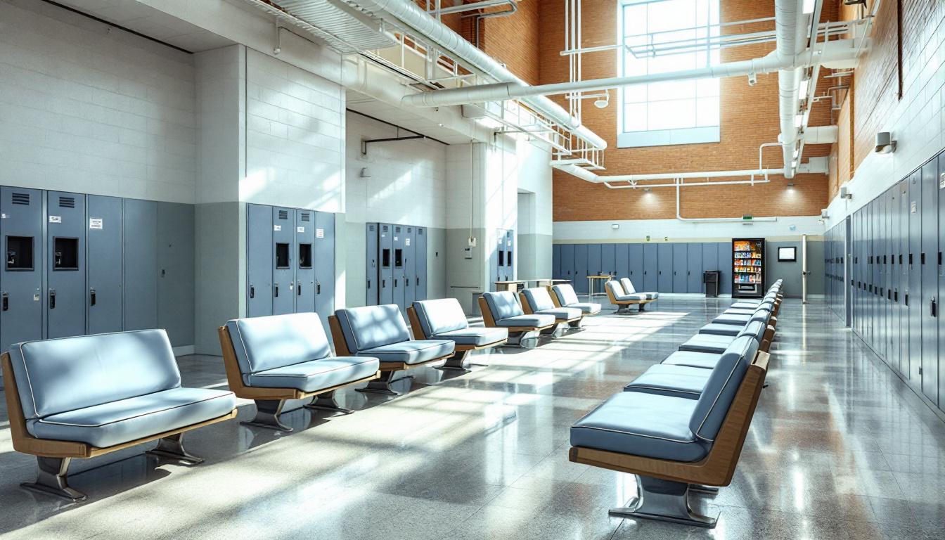 Visitation area at Texas Department of Criminal Justice