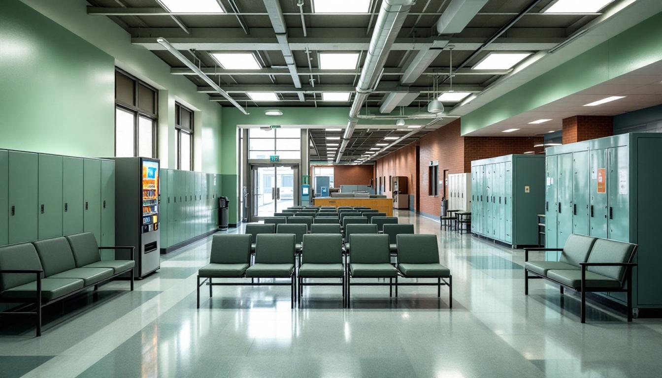 Visitation area at Bowie County Correctional