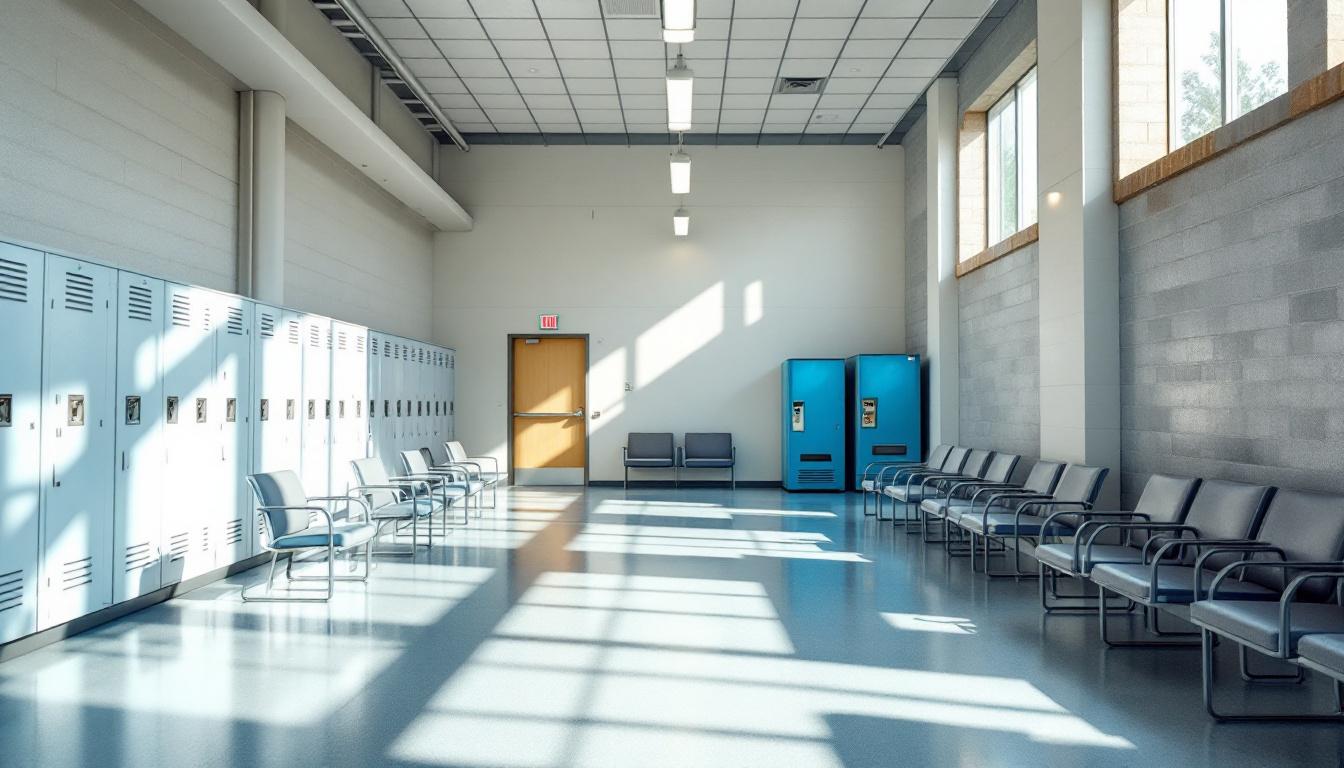 Visitation area at Zavala County Sheriff’s Office