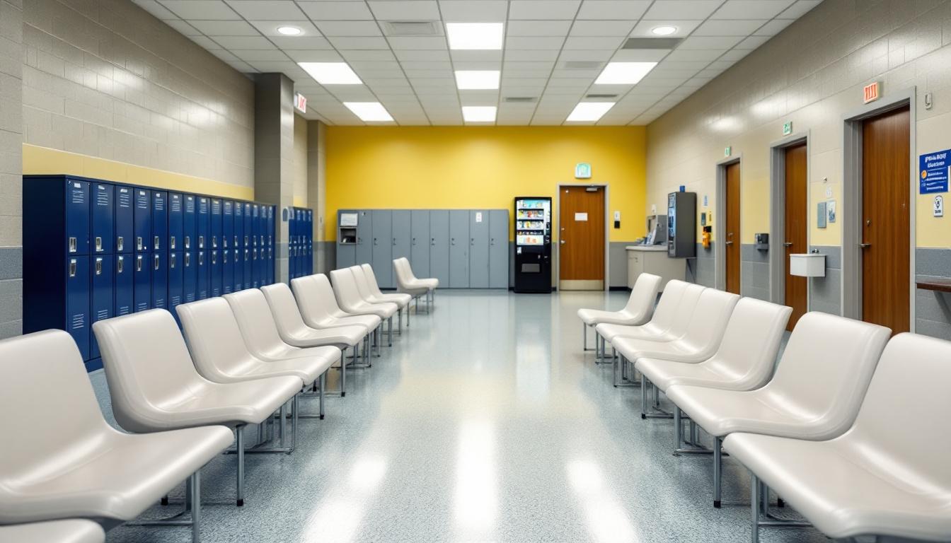Visitation area at Webb County Jail