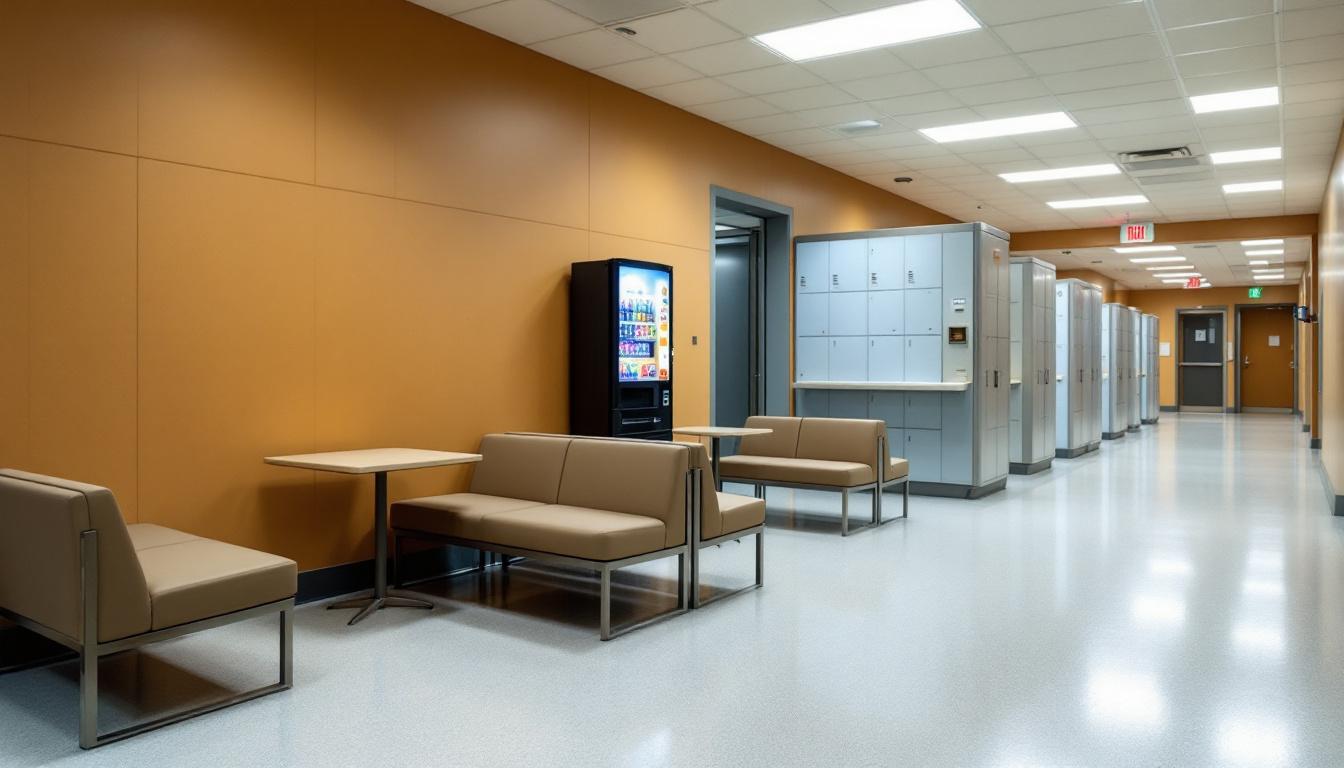 Visitation area at Hale County Jail