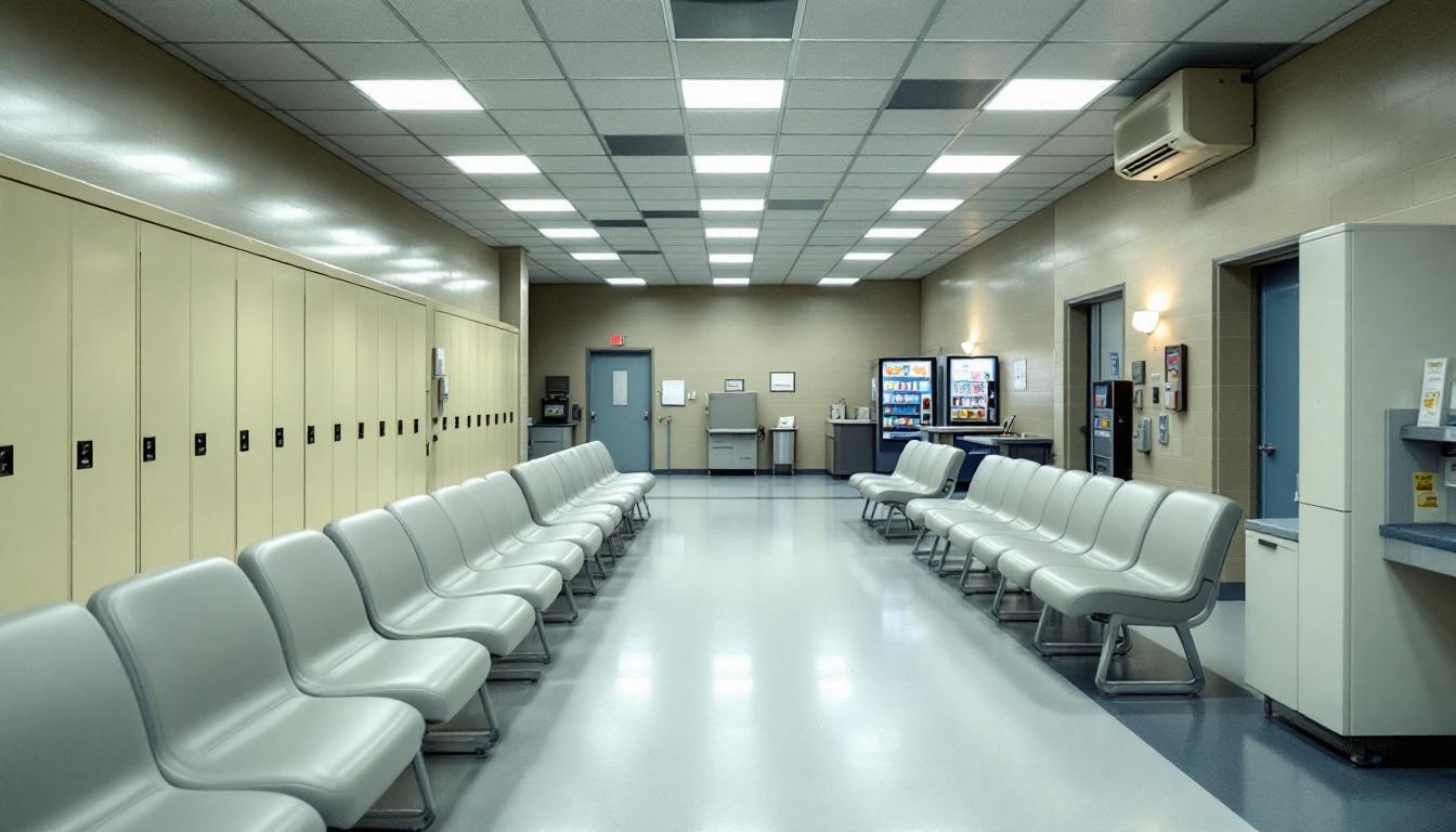 Visitation area at Lynn County Sheriff's Office