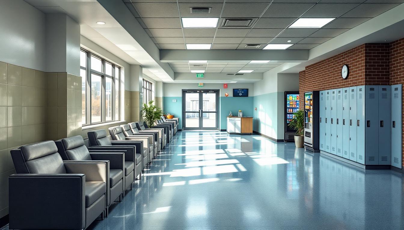Visitation area at Nolan County Sheriff's Office & Jail