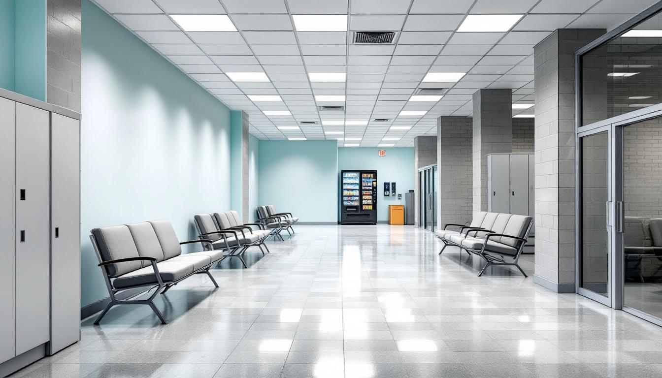 Visitation area at Brooks Co Detention Center