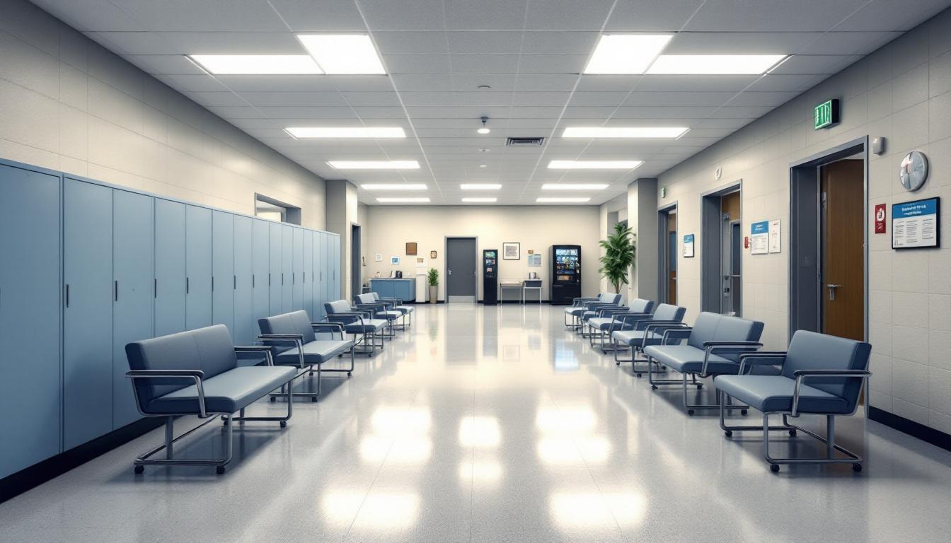 Visitation area at Cherokee County Sheriff's Office