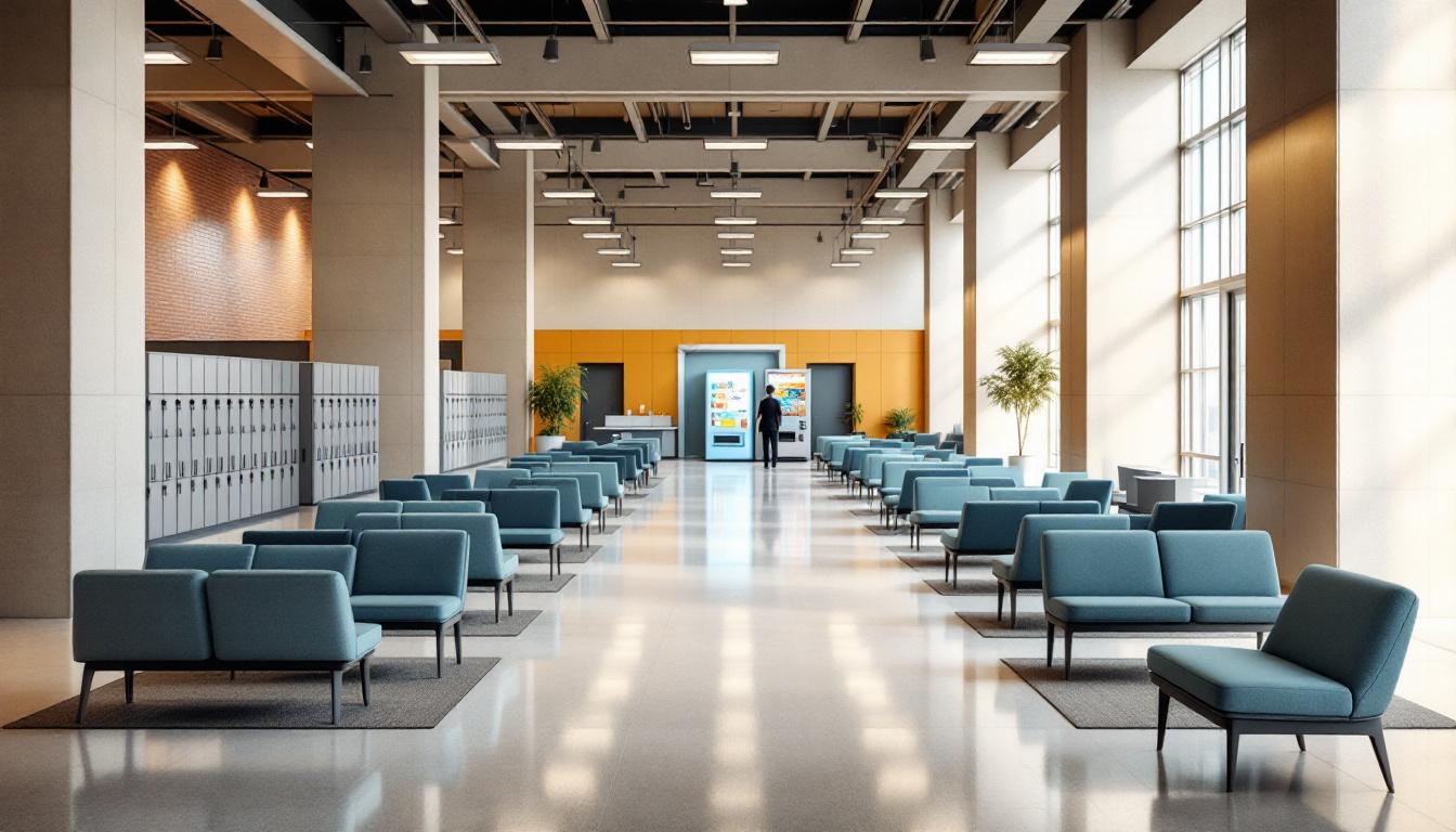 Visitation facilities and waiting area at Scurry County Sheriff