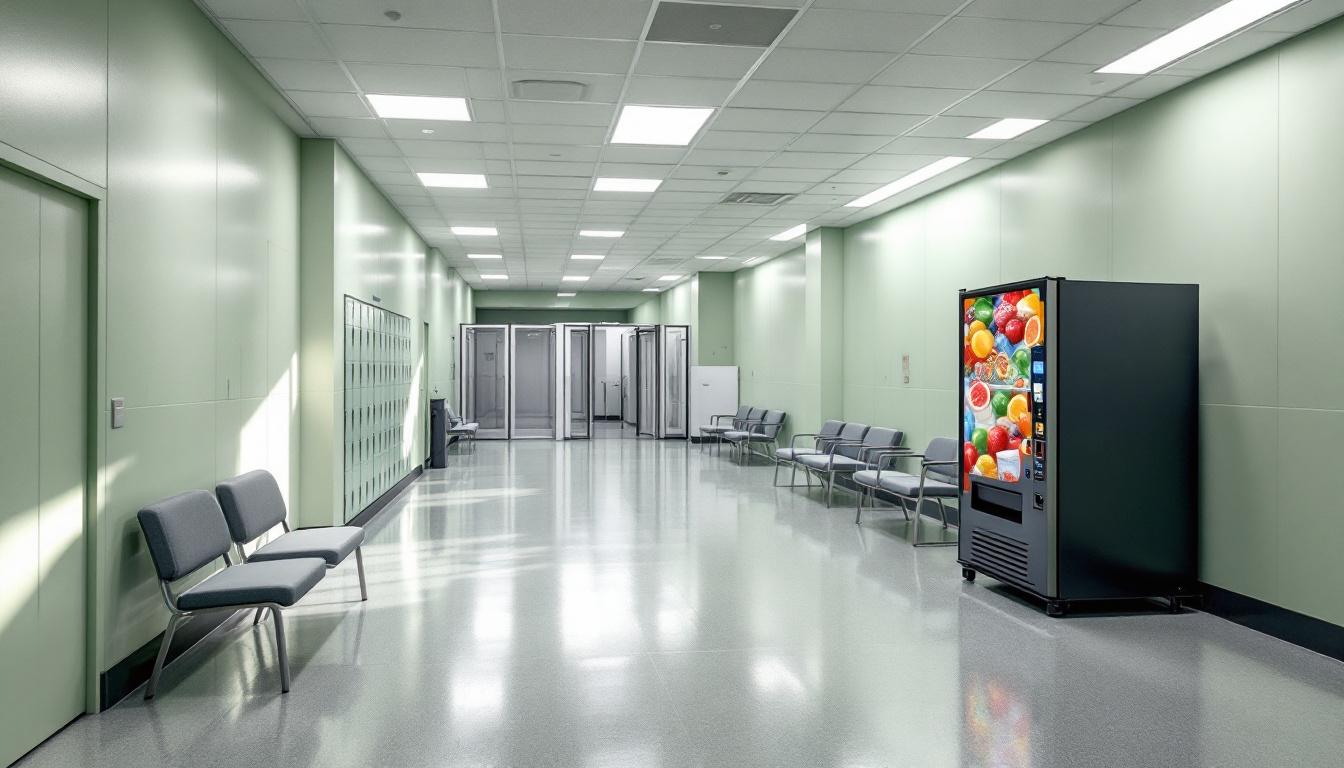 Visitation facilities and waiting area at Johnson County Jail
