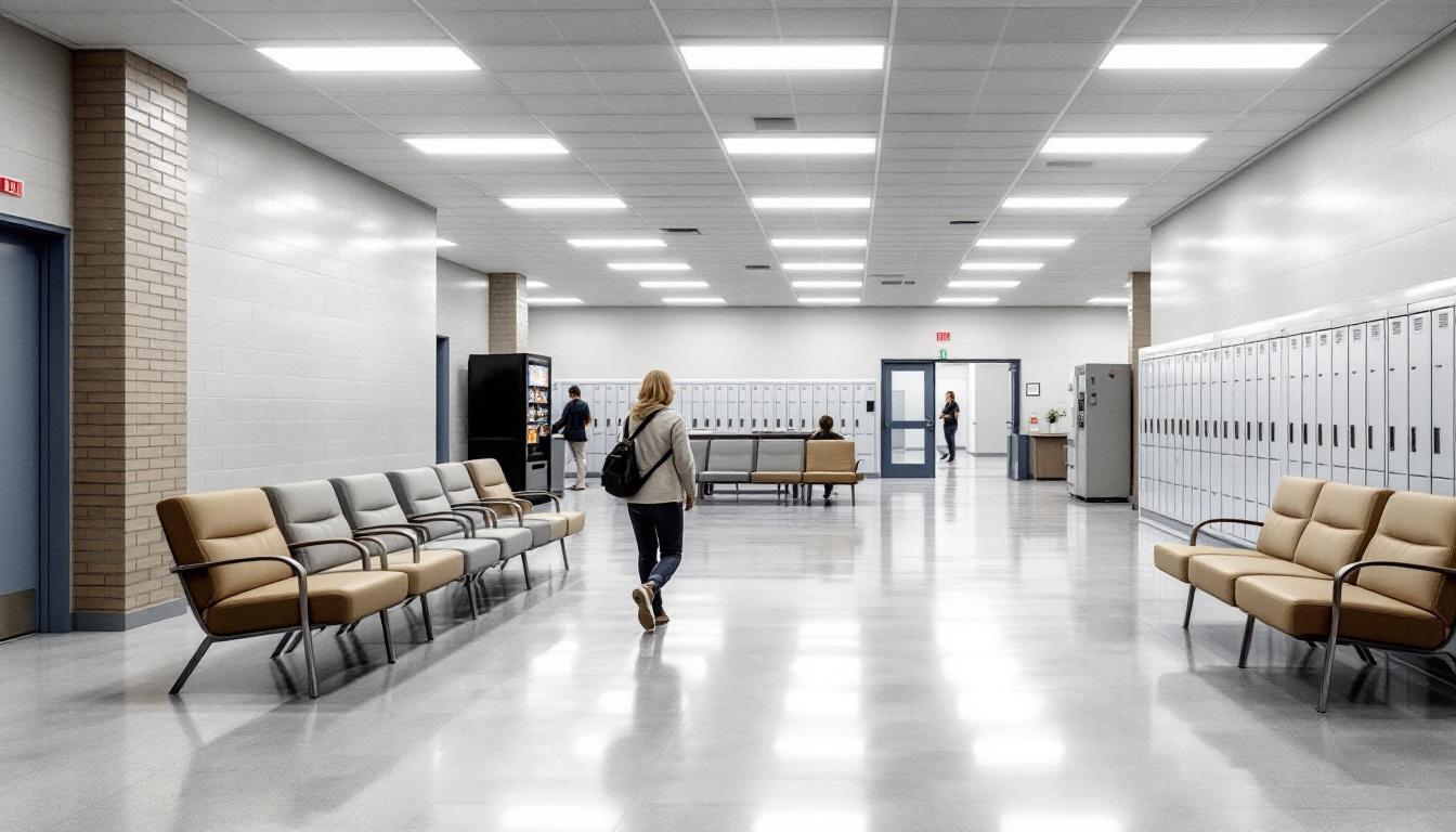 Visitation area at Louis c Powledge Unit