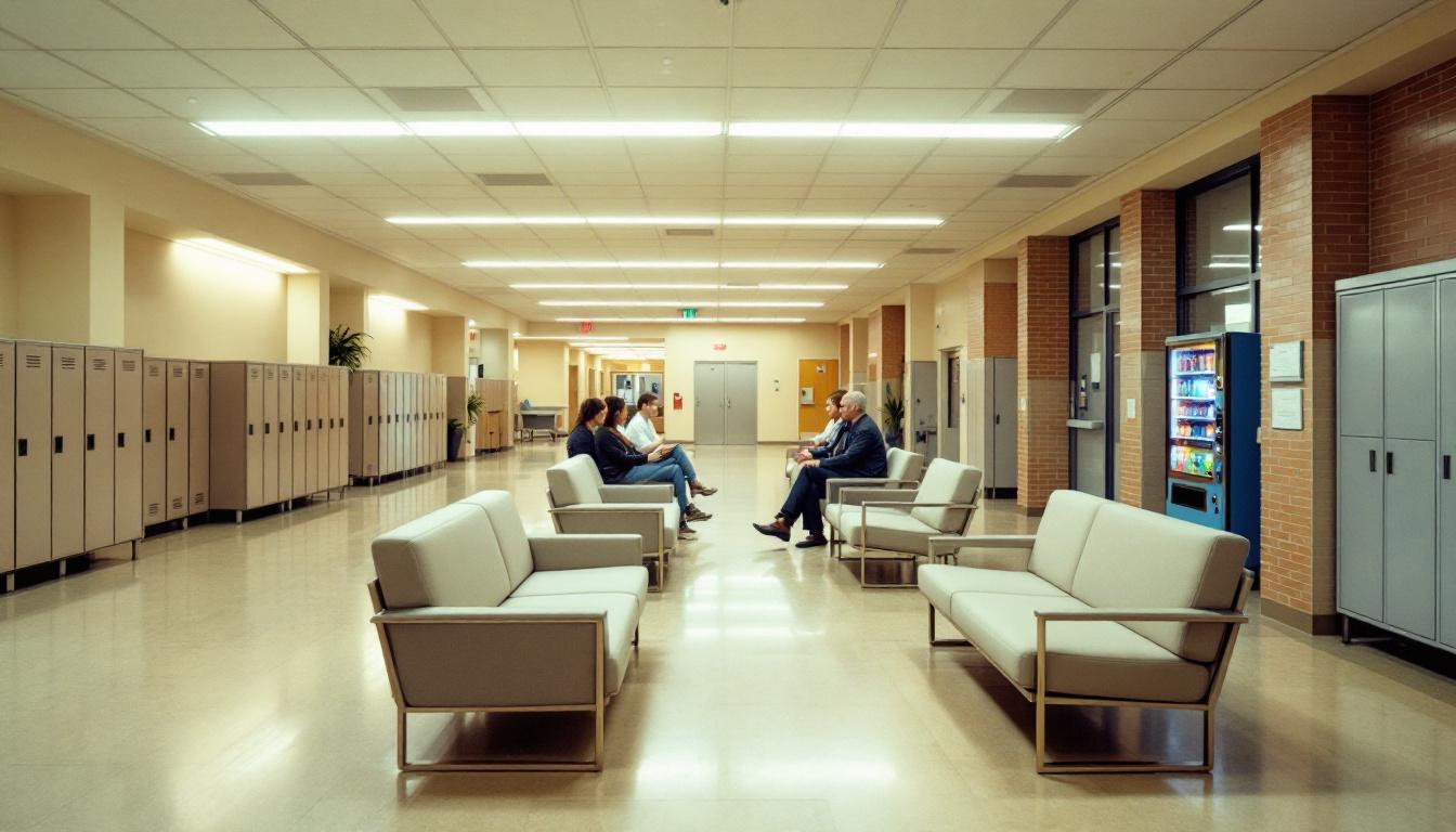 Visitation area at John Sealy Hospital