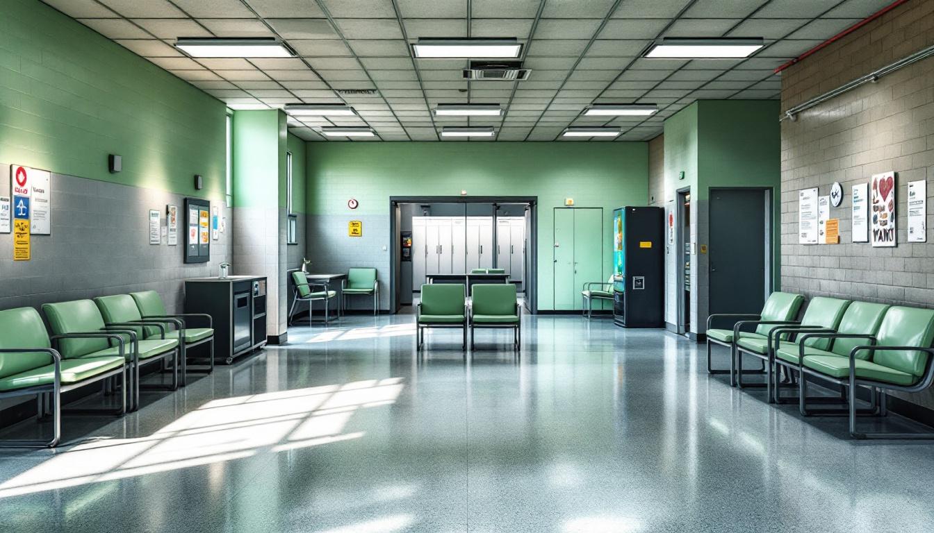 Visitation area at Andrews County Sheriff's Office & Jail