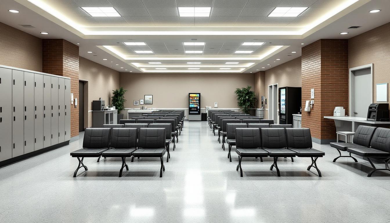 Visitation area at Cochran County Sheriff’s Office