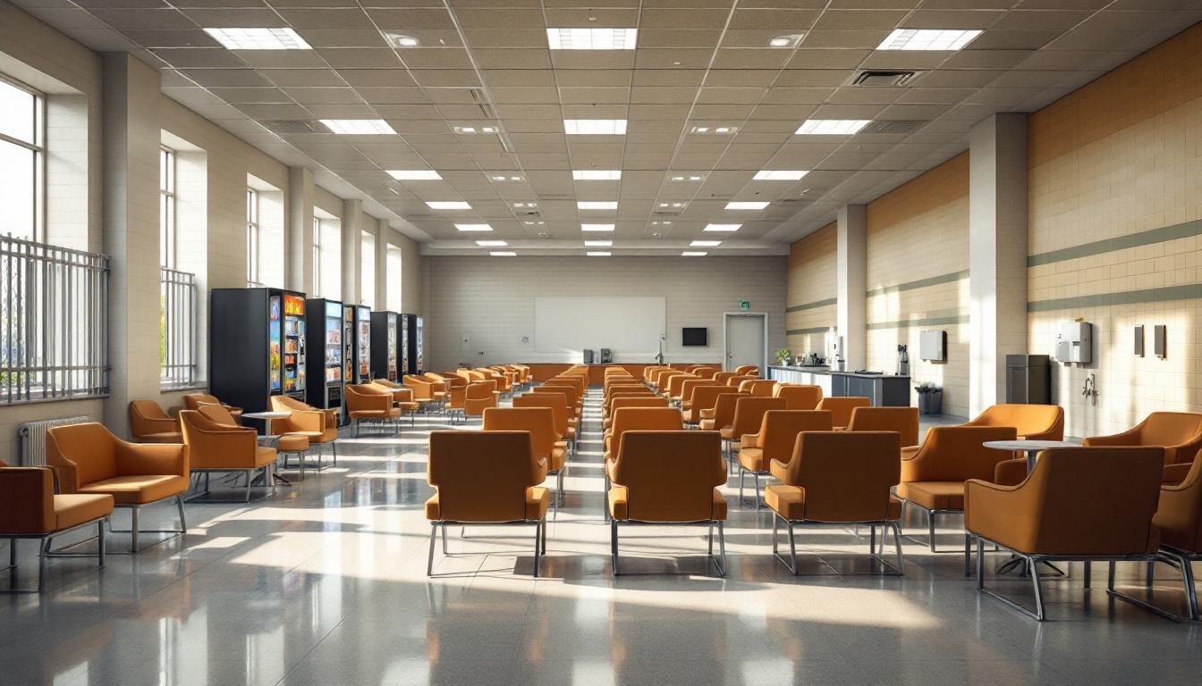 Visitation facilities and waiting area at Comanche County Jail