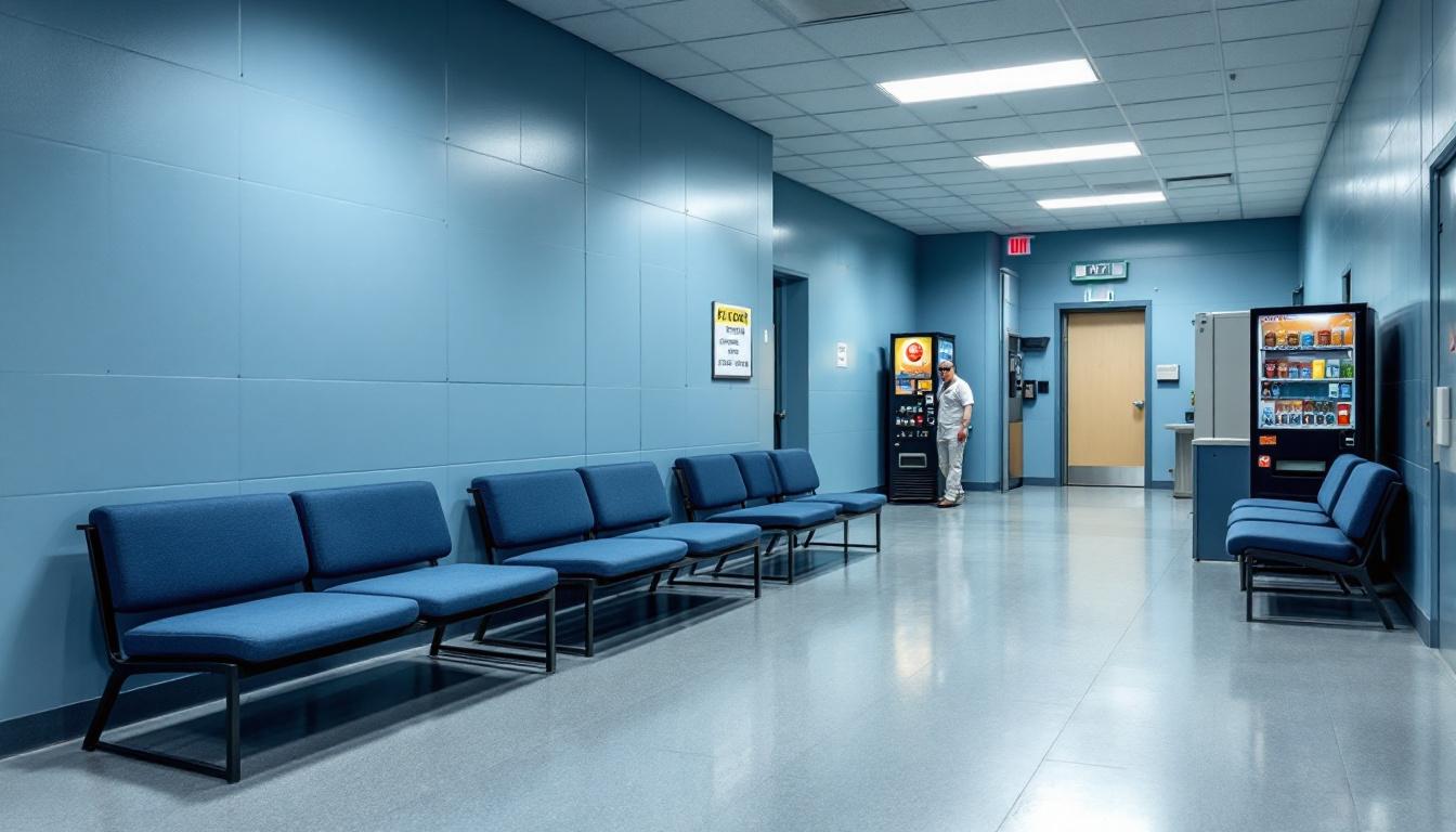 Visitation area at Gonzales County Jail