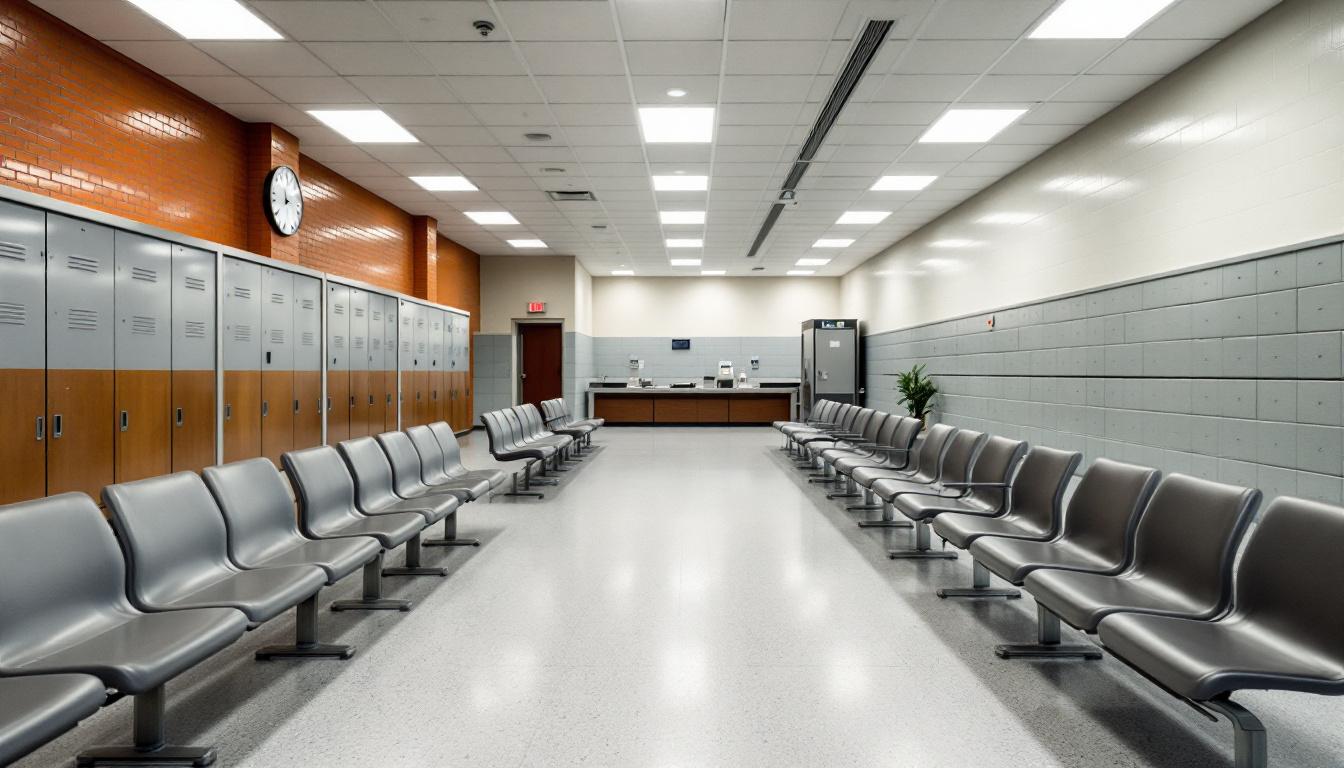 Visitation area at Panola County Jail