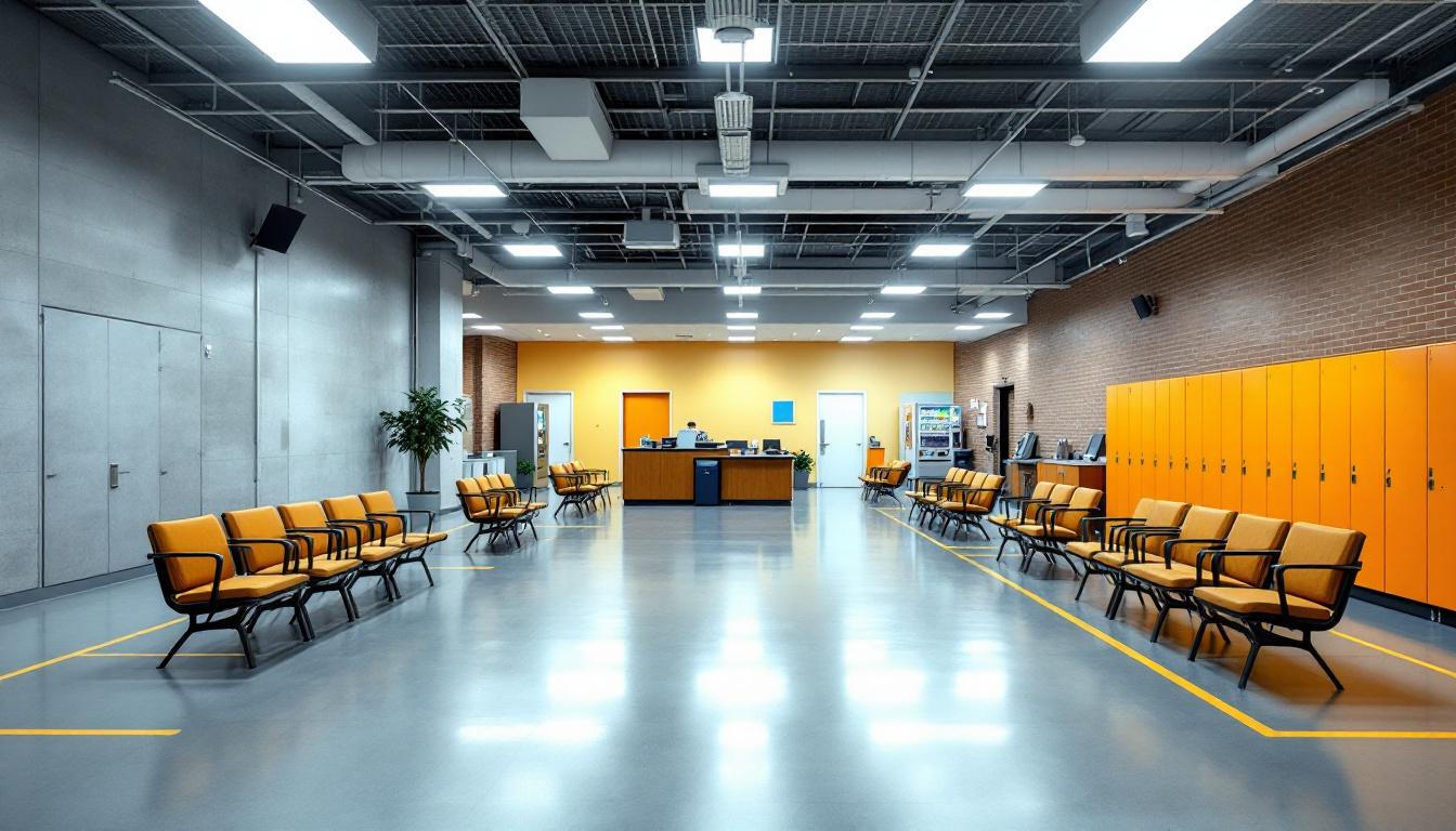 Visitation area at Jack County Jail