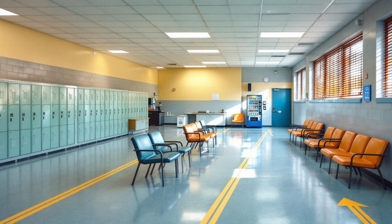 Visitation area at Bailey County Sheriff's Office