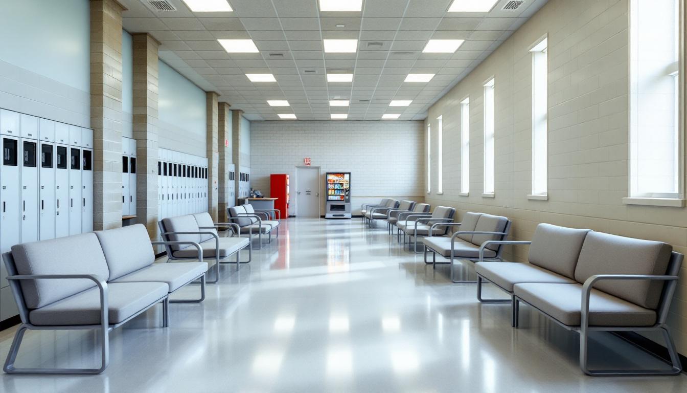 Visitation area at Medium Federal Correctional Institution
