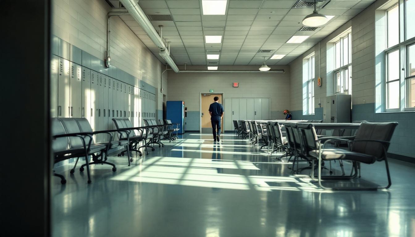 Visitation area at Raymond Jail